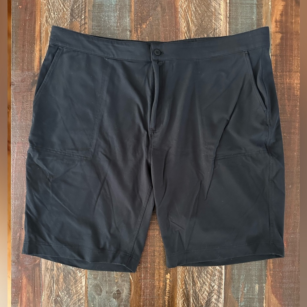 Dunning Men’s XXL Black Performance Flat Front Golf Shorts | SKU‎ 0878